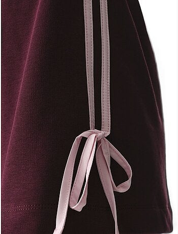 Short femme avec détail nœud et détail ruban penti