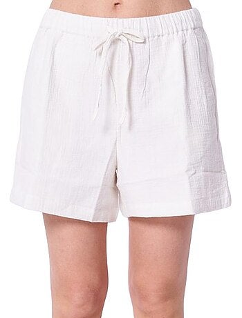 Short femme calvin klein jeans gauze