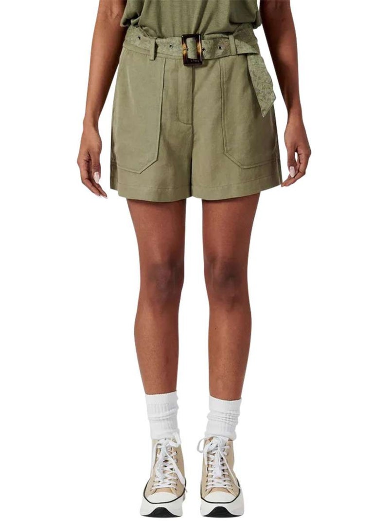 Short Femme Kaporal Vert kaki clair - Kiabi