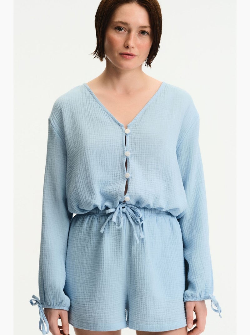 Short femme pastel lessi penti Bleu ciel - Kiabi
