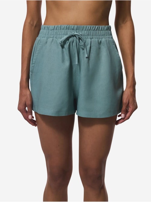 Short femme taille élastique, taille mi-haute penti - Kiabi Short femme taille élastique, taille mi-haute penti - Kiabi