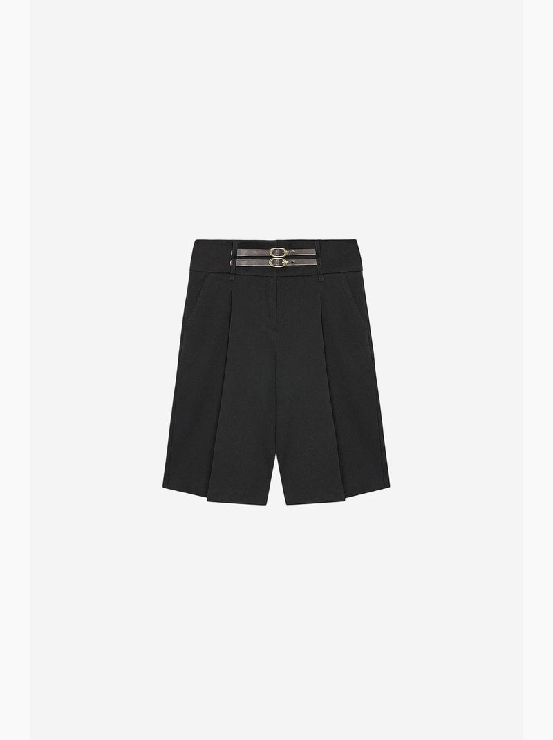 Short femme tailleur à enfiler dilvin Noir - Kiabi