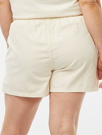 Short fluide en denim