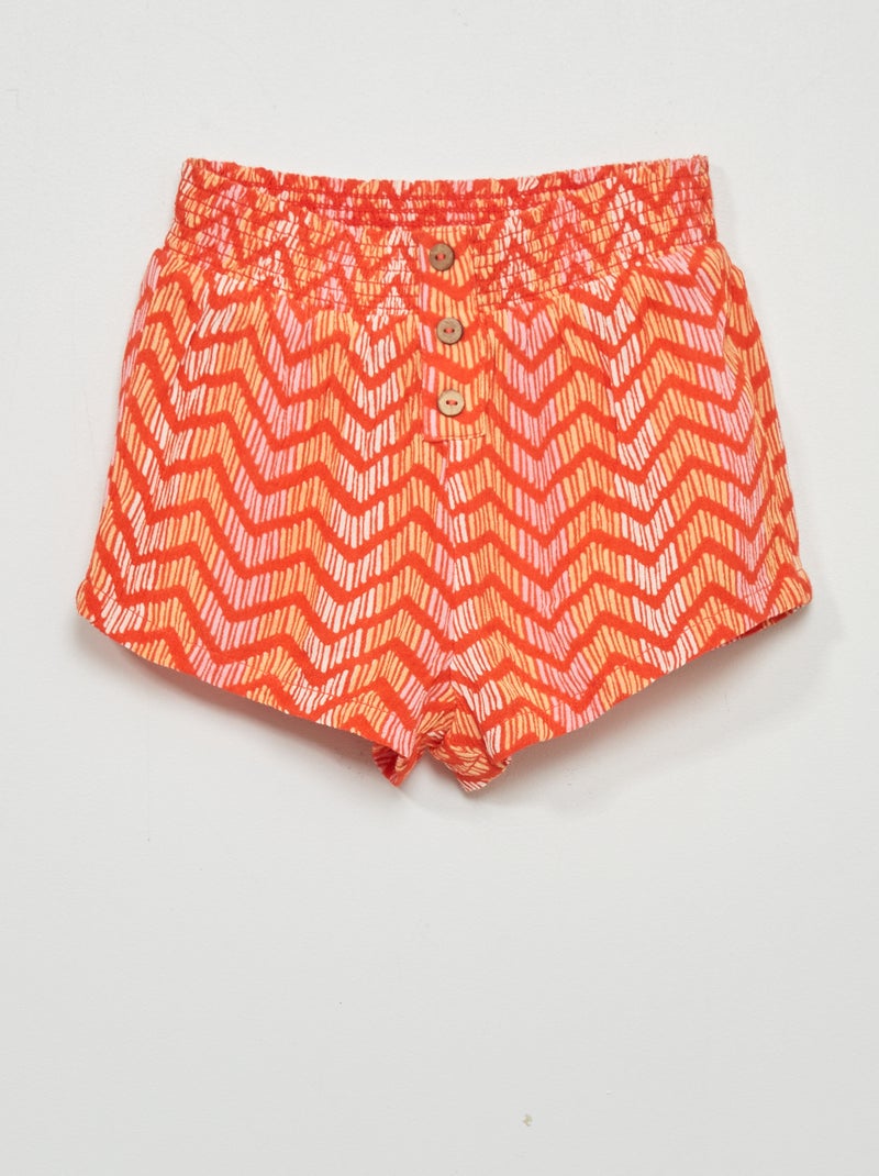 Short fluide Orange - Kiabi