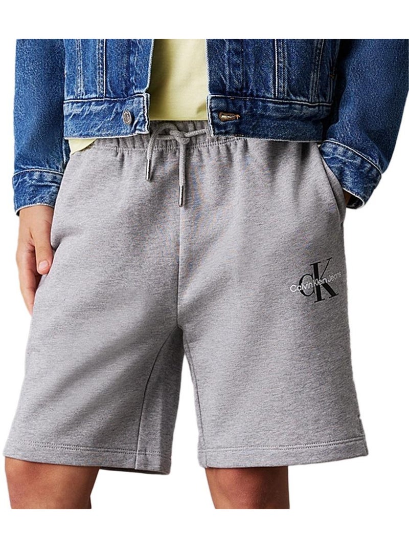 Short Garçon Calvin Klein Jeans Gris Argenté - Kiabi
