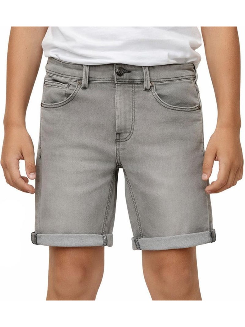 Short Garçon Teddy Smith Gris Argenté - Kiabi