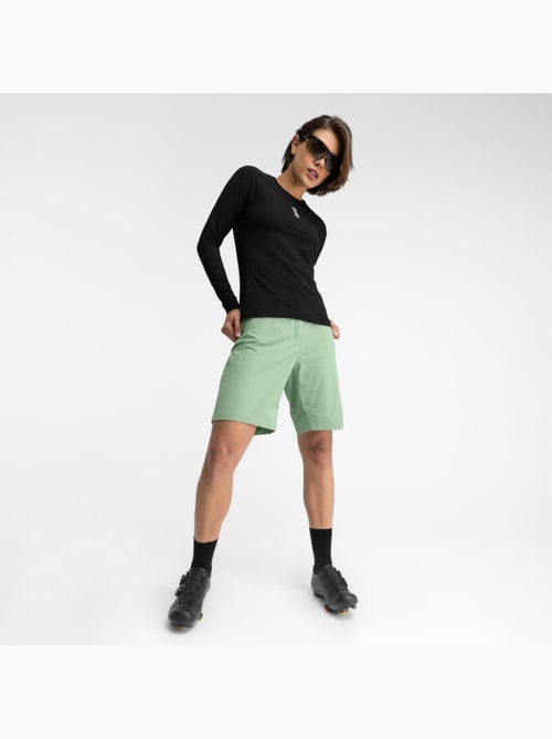 Short gravel femme cyclisme femme jade - Kiabi