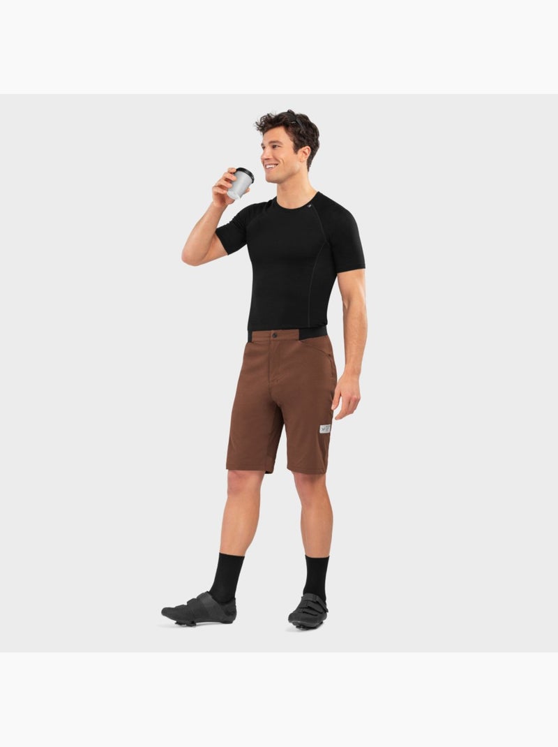 Short gravel homme cyclisme homme valley Marron - Kiabi