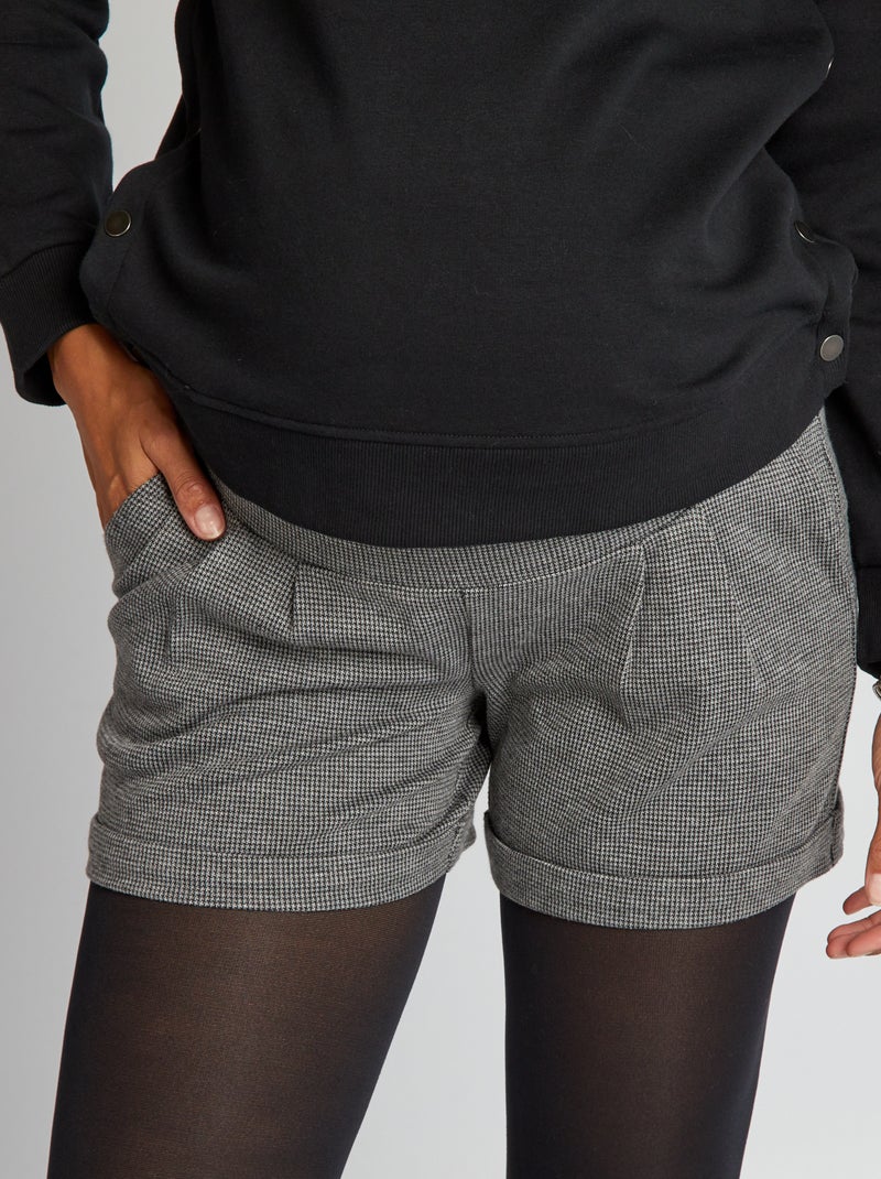 Short grossesse en maille milano Gris - Kiabi