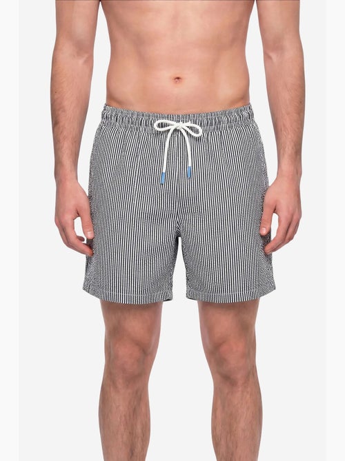 Short homme à rayures tissue penti - Kiabi Short homme à rayures tissue penti - Kiabi