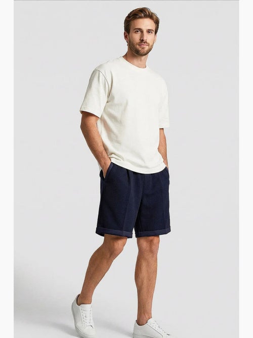 Short homme à taille mi-haute et jambes larges tommy - Kiabi