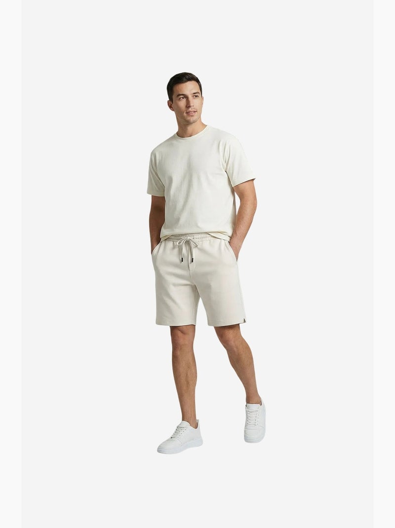 Short homme à taille mi-haute tommy Blanc cassé - Kiabi