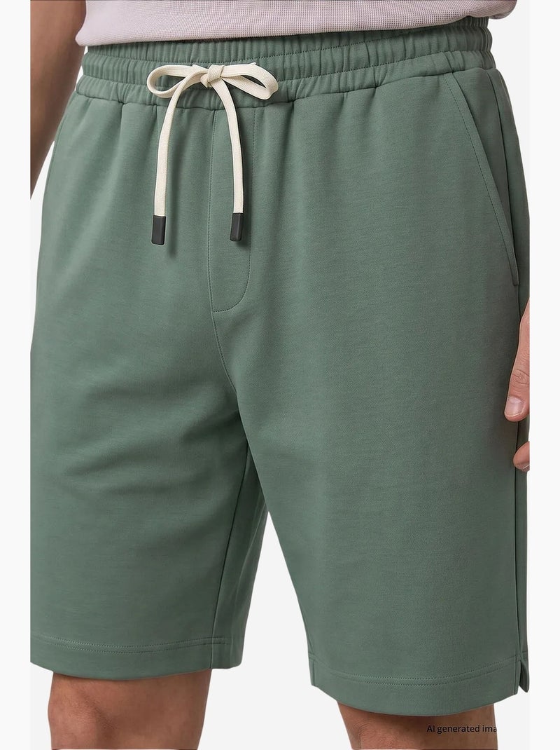Short homme à taille mi-haute tommy Kaki - Kiabi