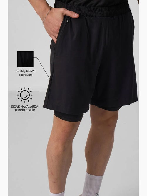 Short homme en jersey coupe droite tommy - Kiabi