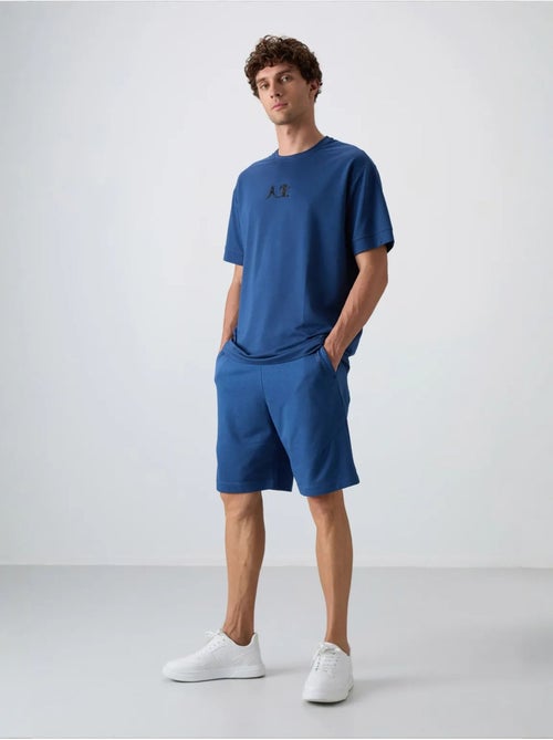 Short homme en mélange coton tommy - Kiabi