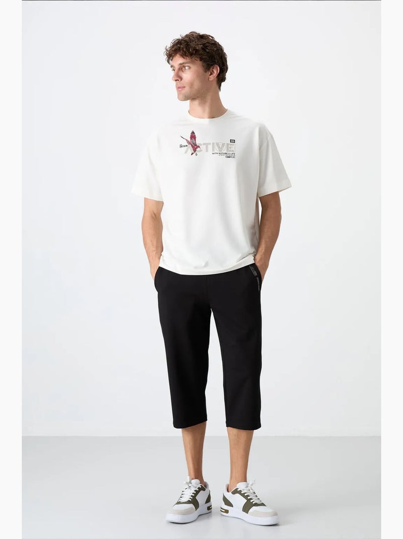 Short homme en mélange de coton tommy Bleu marine - Kiabi