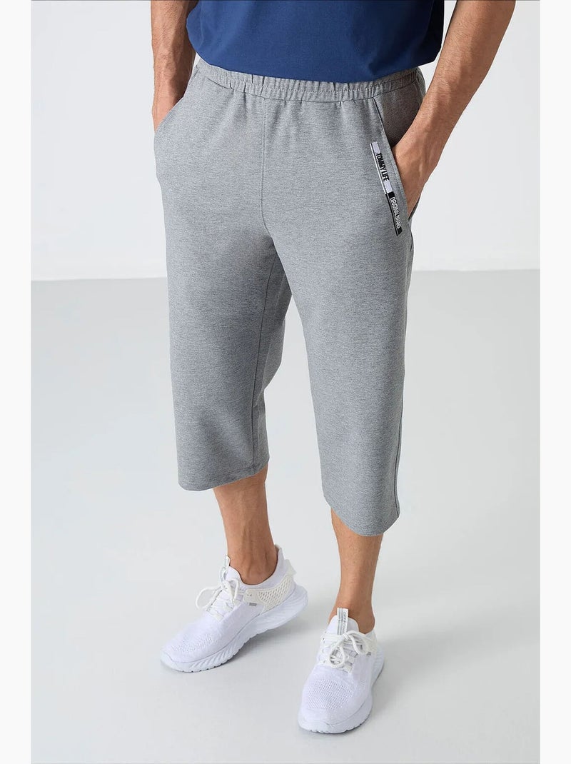 Short homme en mélange de coton tommy Indigo - Kiabi