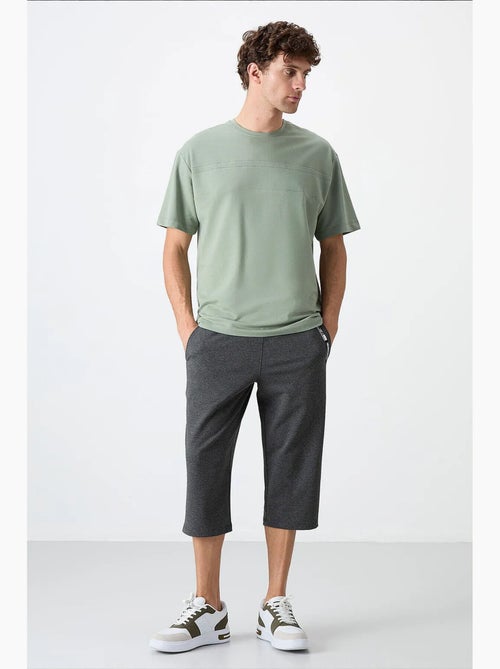 Short homme en mélange de coton tommy - Kiabi