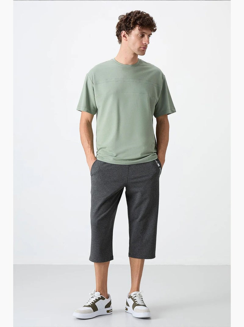 Short homme en mélange de coton tommy Indigo - Kiabi