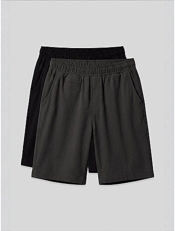Short homme en mélange de coton tommy