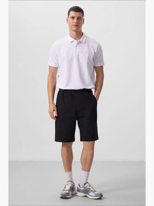 Short homme en mélange de coton tommy - Kiabi