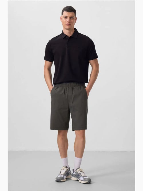 Short homme en mélange de coton tommy - Kiabi
