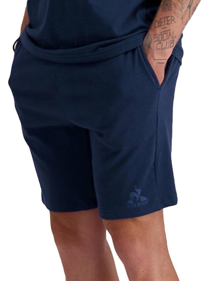 Short Homme Le Coq Sportif Bleu marine - Kiabi