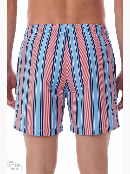 Short homme rayé deep sea penti - Kiabi Short homme rayé deep sea penti - Kiabi