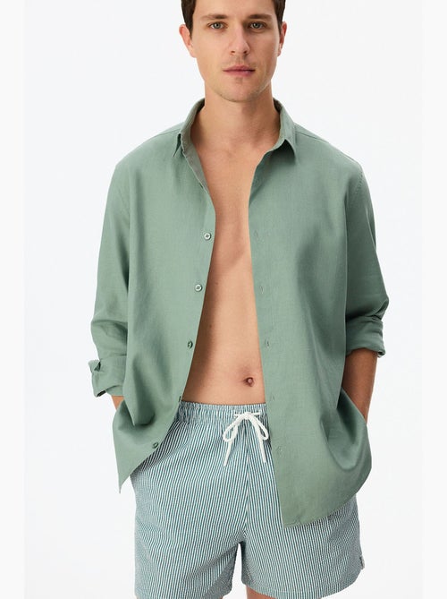 Short homme retro tissue penti - Kiabi Short homme retro tissue penti - Kiabi