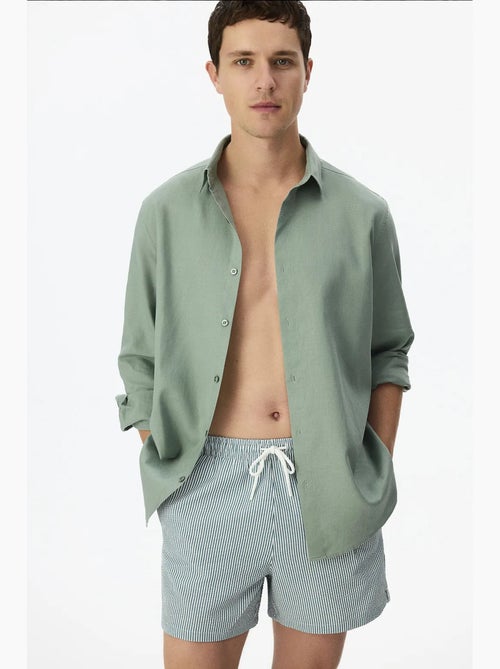 Short homme retro tissue penti - Kiabi Short homme retro tissue penti - Kiabi