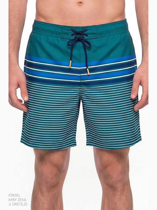 Short homme royal court rayé penti - Kiabi Short homme royal court rayé penti - Kiabi