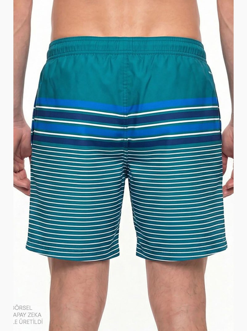 Short homme royal court rayé penti Bleu outremer - Kiabi