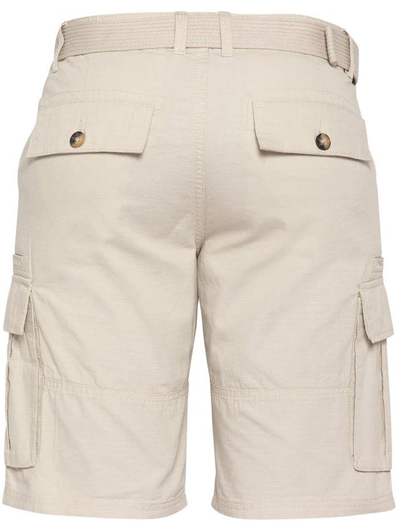 Short Homme Schott Beige - Kiabi
