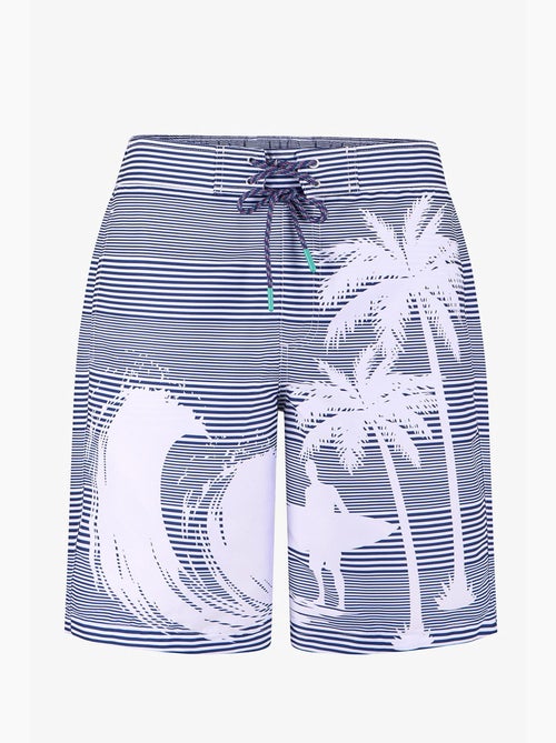 Short homme surf revival à rayures penti - Kiabi Short homme surf revival à rayures penti - Kiabi