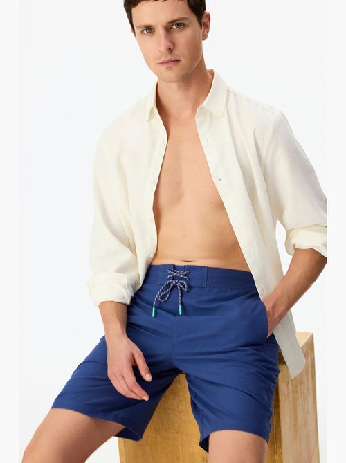 Short homme surfer à imprimé slogan penti - Kiabi Short homme surfer à imprimé slogan penti - Kiabi