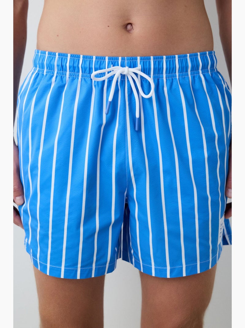 Short homme thick stripe penti Bleu électrique - Kiabi