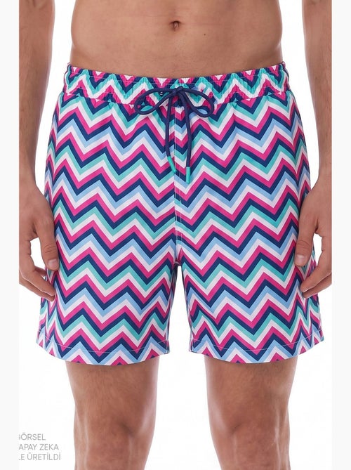 Short homme zigzag revival penti - Kiabi Short homme zigzag revival penti - Kiabi