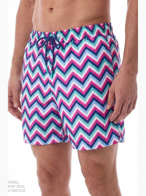 Short homme zigzag revival penti - Kiabi Short homme zigzag revival penti - Kiabi