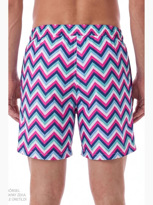 Short homme zigzag revival penti - Kiabi Short homme zigzag revival penti - Kiabi