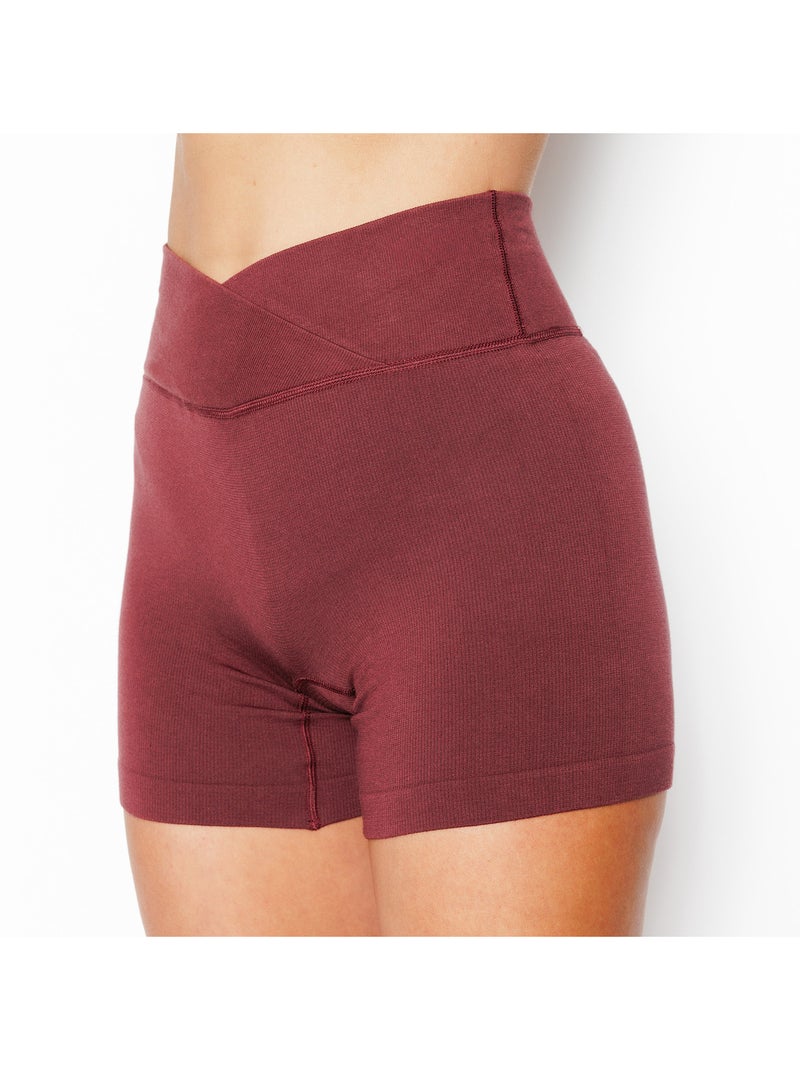 Short ilaria - rougegorge lingerie Bordeaux - Kiabi