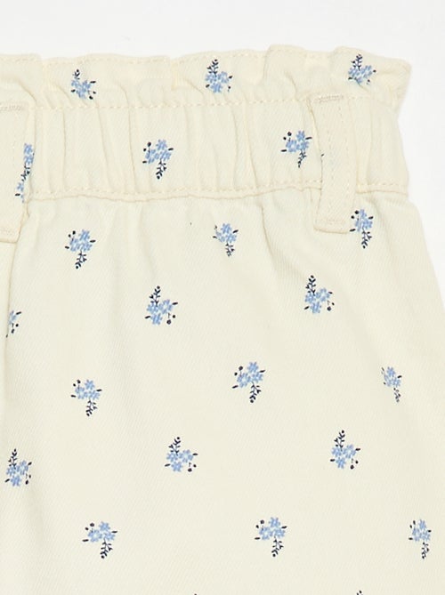 Short imprimé all-over en coton - Kiabi