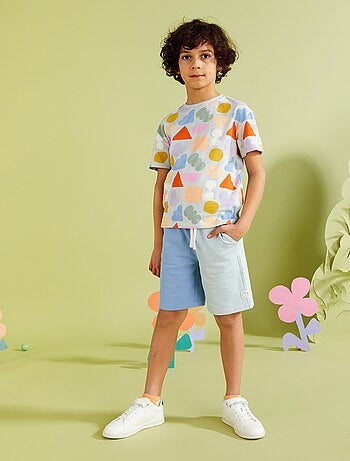Short imprimé en molleton fin - Graphik Edition
