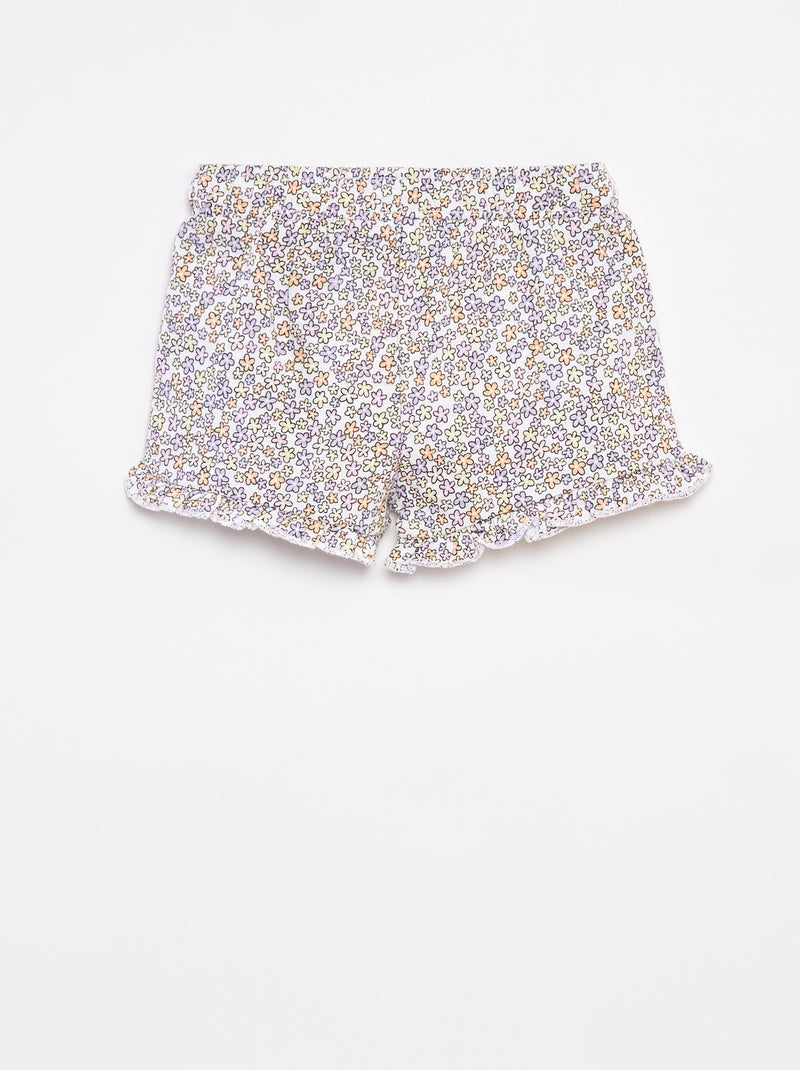Short imprimé et volanté 'Disney' BLANC - Kiabi