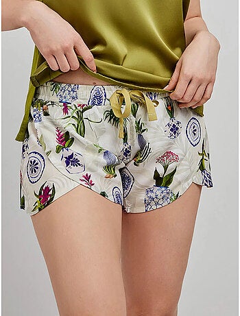 Short imprimé floral