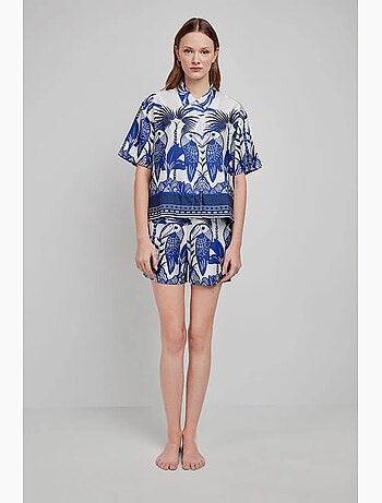 Short imprimé tropical