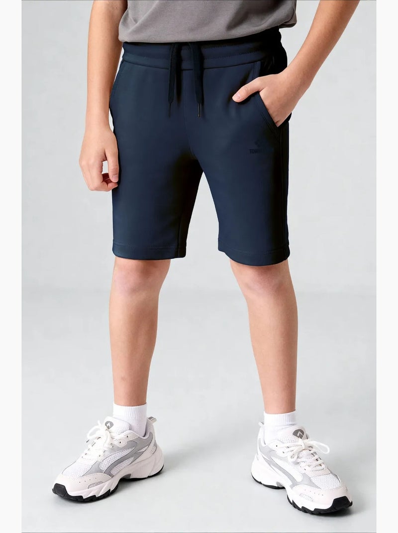 Short jeunesse à taille cordon tommy Bleu marine - Kiabi