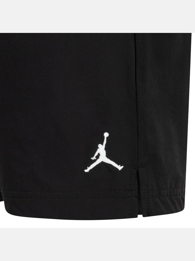 Short Jordan taille élastique Noir - Kiabi
