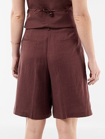 Short large à pinces