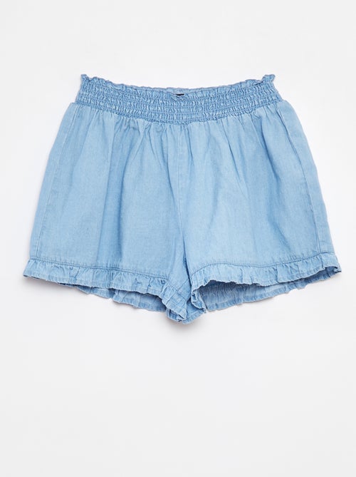 Short léger avec volants - Kiabi