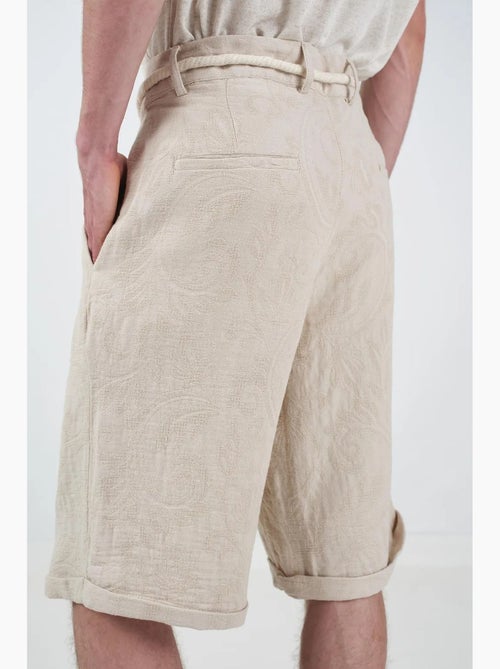 Short long décontracté en coton pour homme giesto - Kiabi